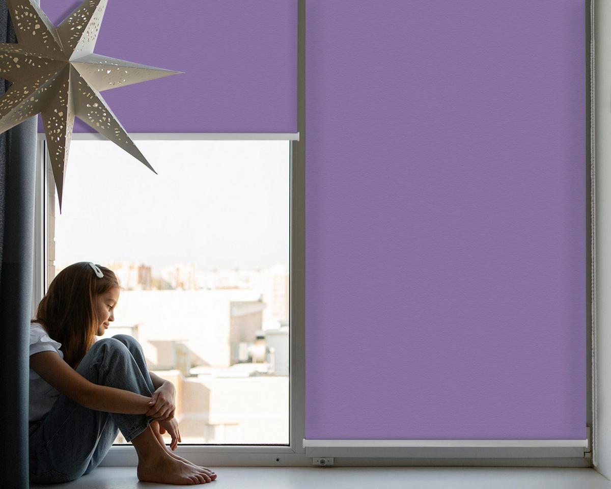INNENROLLO - Fensterrollo - Rollo - 80x140 cm - Lila - Violett, Kunststoff (80/140/0.5cm) - TULUP
