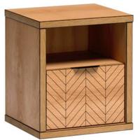 NACHTTISCH Fun mit Schublade, ohne Beinen, Karamell-Eiche - Eichefarben, Holzwerkstoff (47/53/41cm) - Beautysofa