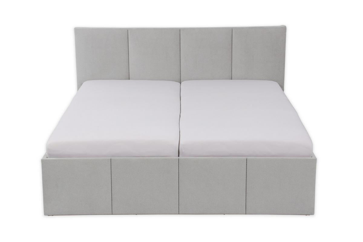 POLSTERBETT Dalas Grau 160 x 200 x 40 cm Bettkasten Mit hochwertiger Matratze H3 (bis 120 kg) und Lattenrost - Grau, Holz (160/200cm) - Halmon Schlafkomfort Betten 