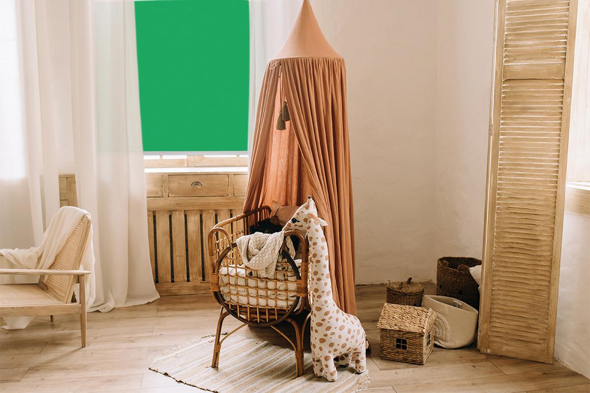 INNENROLLO - Fensterrollo - Rollo - 80x140 cm - Grün - Grün, Kunststoff (80/140/0.5cm) - TULUP