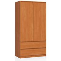 KLEIDERSCHRANK Erlefarben 180/90/51 - Erlefarben, Holzwerkstoff (90/180/51cm) - RAUMHIRSCH FURNITURE