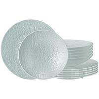 TAFELSERVICE Nori Home hellblau 12-tlg. - Hellblau, Keramik (2/2/2cm) - Seltmann Weiden