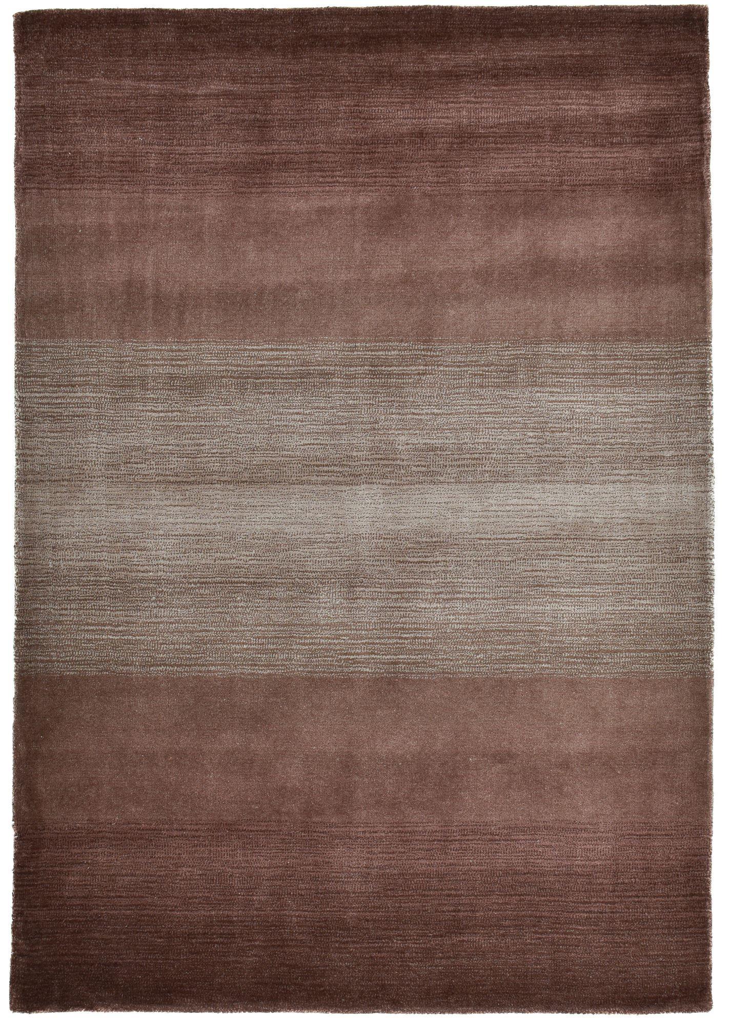 TUFTTEPPICH Wool Comfort 70x140 cm - Braun, Textil (70/140cm) - THEKO