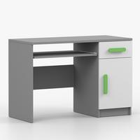 KINDERSCHREIBTISCH Jonas II 08 110 cm, 110/75/50, grau - Grau, Holzwerkstoff (110/75/50cm) - imoebel24