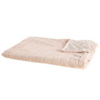 DECKE Pastellrosa Smahra 180/220 cm - Pink, Textil (180/220cm) - Beliani