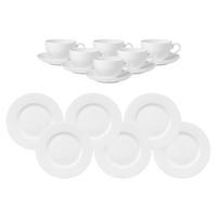 KAFFEESERVICE Royal weiß 18-tlg. - Weiß, Keramik (2/2/2cm) - Villeroy & Boch