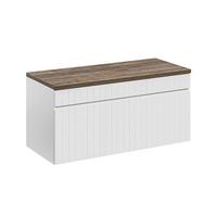 WASCHTISCHUNTERSCHRANK 100cm Zelie Weiß - Weiß, Holzwerkstoff (100/48/46cm) - Petits-meubles