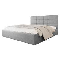 POLSTERBETT Swift mit Lattenrost - Hellgrau/Naturfarben, Holz/Holzwerkstoff (160/200cm) - MIRJAN24