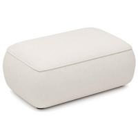 POUF Ovo 1-Sitzer 100 cm - Creme/Schwarz, Kunststoff/Textil (100/44/68cm) - Selsey