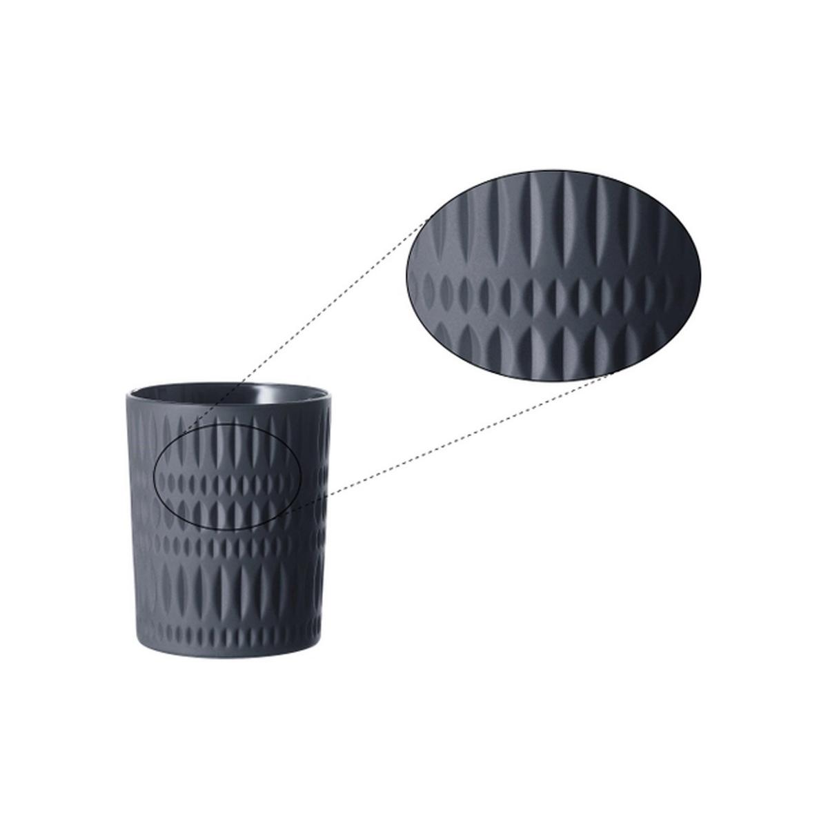 BECHER Ethno schwarz 304 ml 2er Set - Schwarz, Glas (0.304L) - Nachtmann