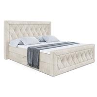 BOXBETT NOEL-Z - 140 x 200 - H3 - Ecru - Ecru, Holzwerkstoff (140/200cm) - ALTDECOR