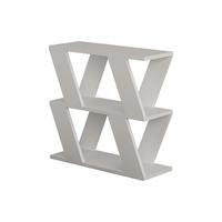 BEISTELLTISCH mit 3 Tabletts L60 cm - Lazena - Weiß, Holzwerkstoff (14/22/57cm) - Calicosy