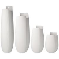 VASEN Ova weiß 16 cm / 21 cm / 30,5 cm / 36 cm 4-tlg. - Weiß, Keramik (2cm) - Goebel