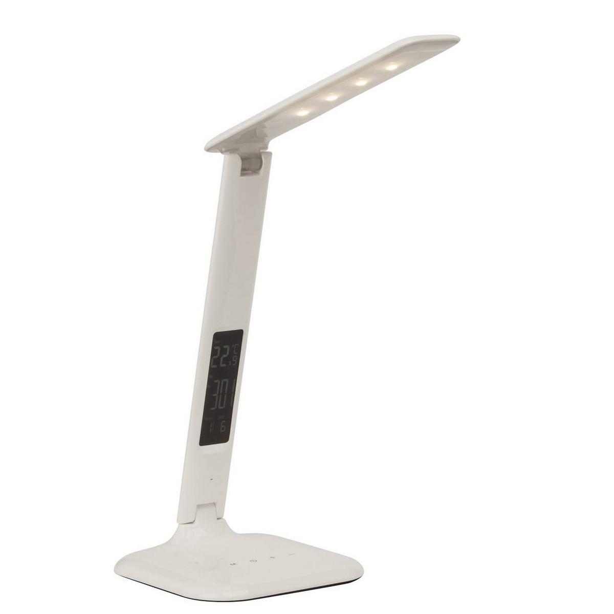 SCHREIBTISCHLEUCHTE Glenn G94871/05 - Weiß, Metall (15/15/55cm) - Brilliant