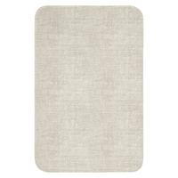 WC-VORLEGER Leinen - Textur - Beige WC Teppich 40x60 cm - Beige, Textil (40/1cm) - OnlyWow