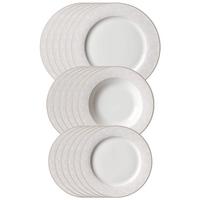 TELLER-SET Isabella beige 18-tlg. - Beige, Keramik (2/2/2cm) - Ritzenhoff Breker