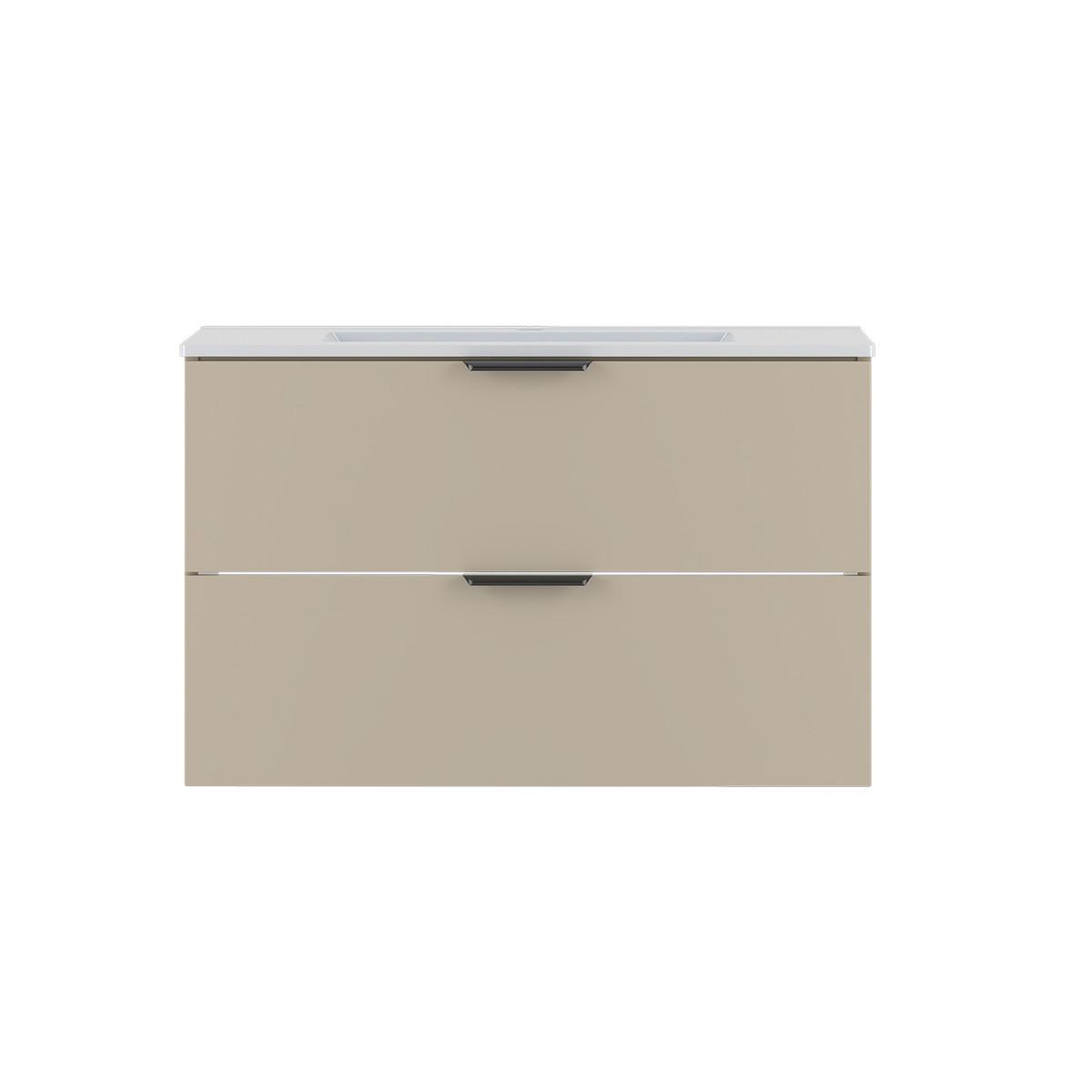 WASCHTISCH 80cm Astrid Kaschmir - Beige, Holzwerkstoff (80/50/45.8cm) - Petits-meubles