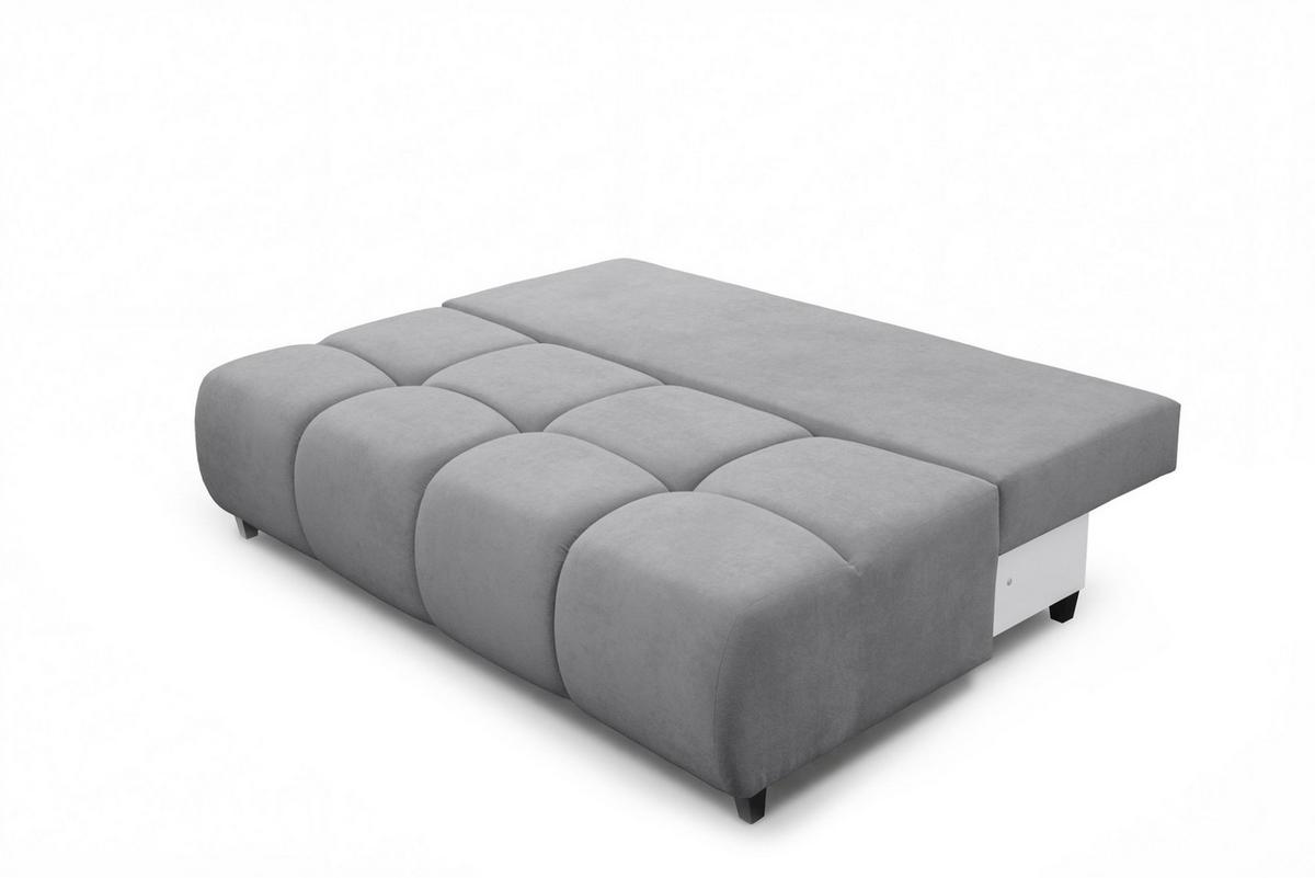 SCHLAFSOFA Xenio Mit Schlaffunktion - Grau, Holzwerkstoff/Textil (196/103/100cm) - Fun Möbel