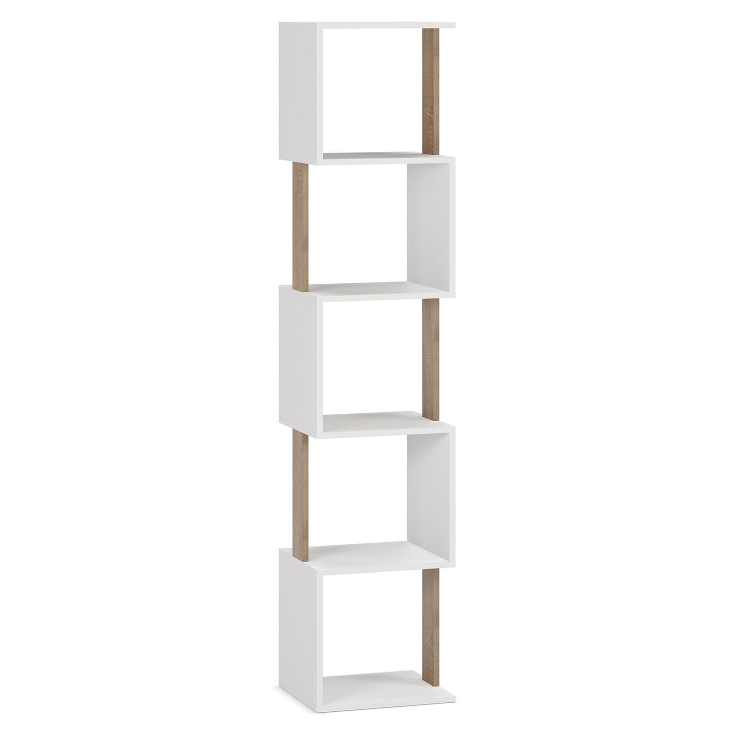 REGAL Maldivas 5 fächern weiß - Weiß, Holzwerkstoff (35/161/30cm) - VS Venta-stock