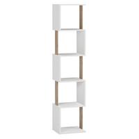 REGAL Maldivas 5 fächern weiß - Weiß, Holzwerkstoff (35/161/30cm) - VS Venta-stock