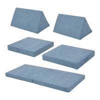 SPIELSOFA Norhulta - Blau, Textil (150/46/66cm) - [en.casa]