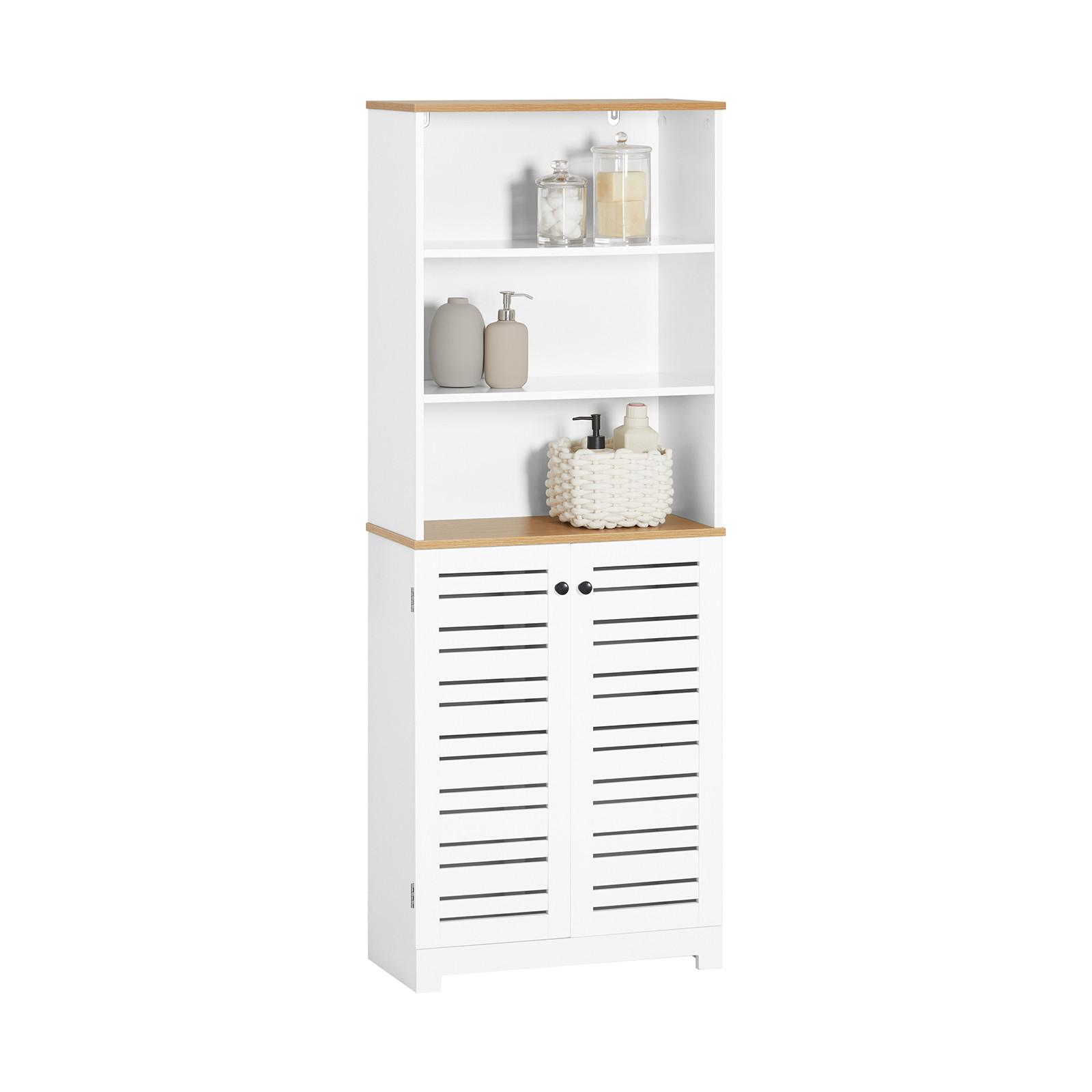 HOCHSCHRANK Weiß - Weiß, Holzwerkstoff (60/160/30cm) - SoBuy