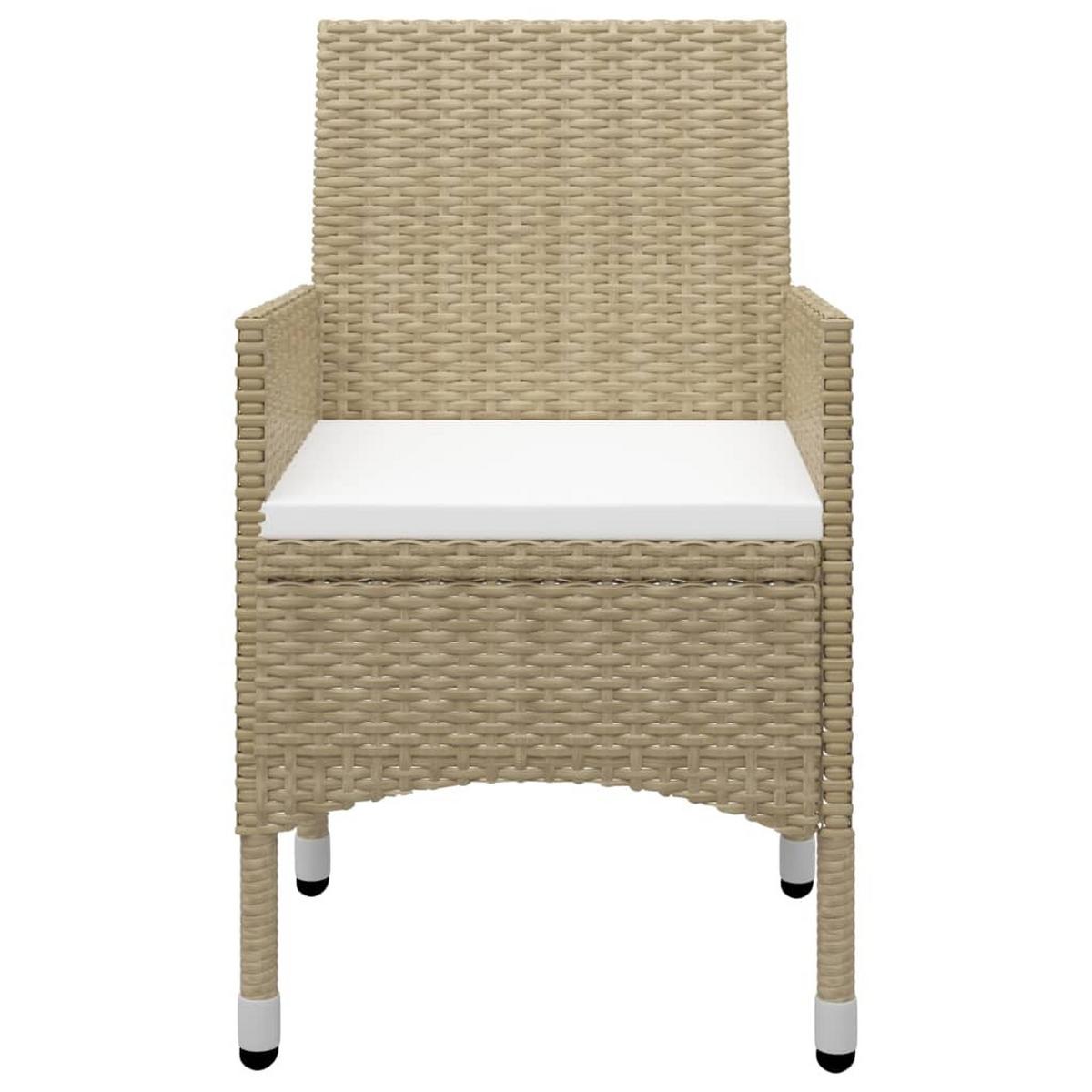 GARTENSET Yalich 3-teilig - Beige, Metall - Nettlife