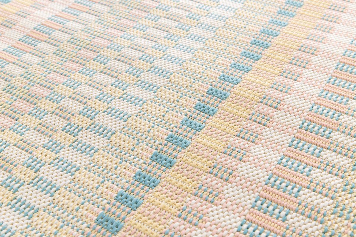 OUTDOORTEPPICH In Pastelltönen Manila 80/150 cm - Pastellblau/Pastellgrün, Textil (80/150cm) - Atticgo