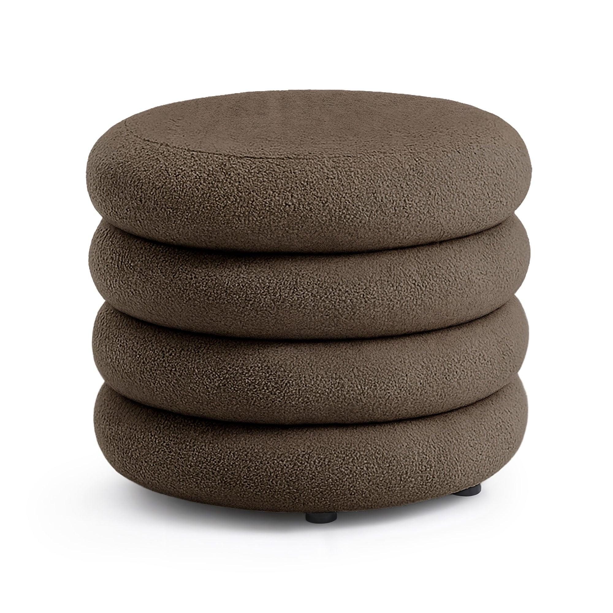POLSTERHOCKER mit Stauraum Braun - Braun, Textil (55/45/55cm) - RAUMHIRSCH FURNITURE