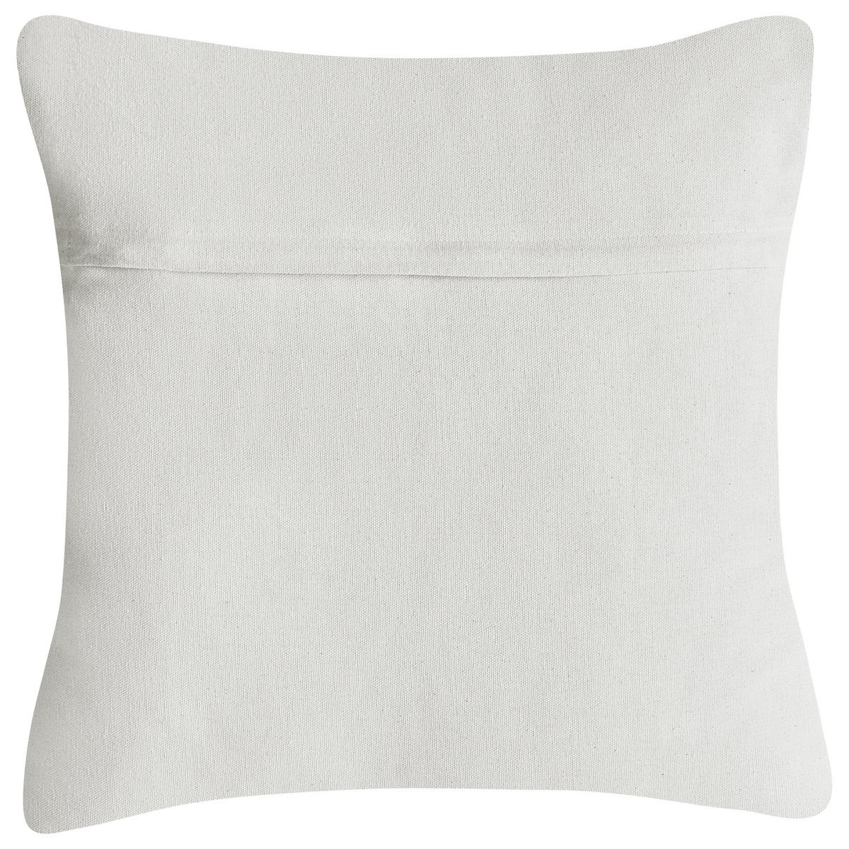 DEKOKISSEN 3er-Set Weiß 30/50 cm Canarium - Weiß, Textil (45/45cm) - Beliani