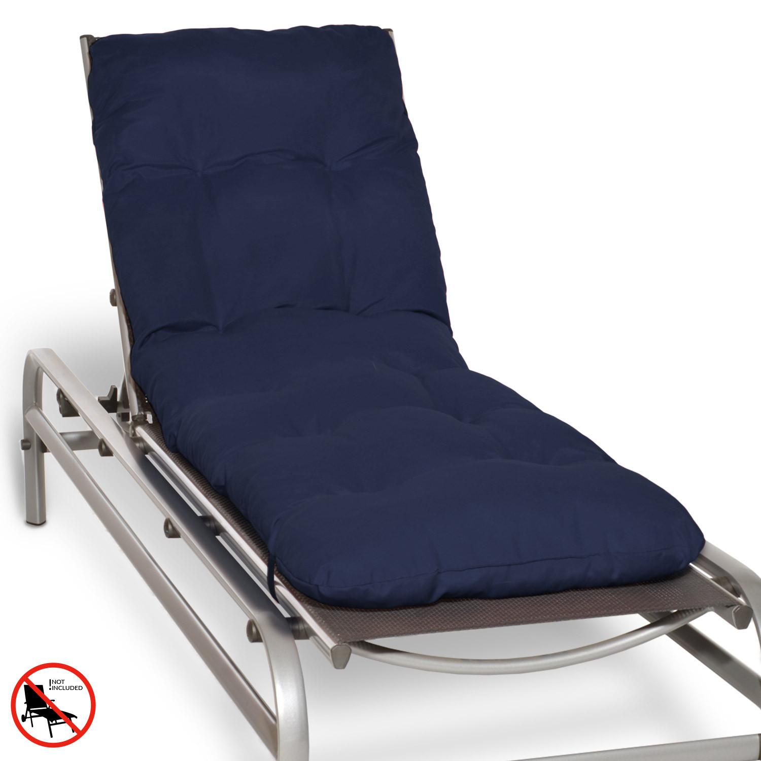 ROLLIEGENAUFLAGE Flair RL 190/60/8cm Dunkelblau - Dunkelblau, Textil (60/8/190cm) - Beautissu 