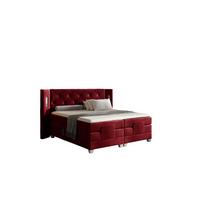 BOXSPRINGBETT Elektrisch Steve - Rot, Holzwerkstoff/Textil (180/200cm) - Fun Möbel