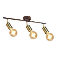 STRAHLER Dank 3-flammig 52/4/12 cm - Goldfarben, Metall (52/4/12cm) - ZMH