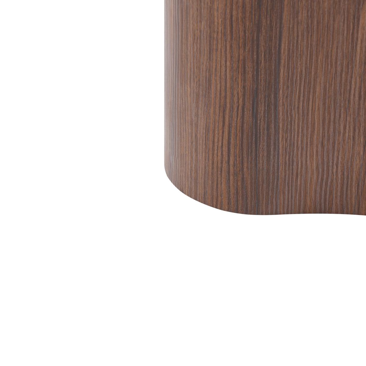 BEISTELLTISCH Dunkelbraun Bilpa - Dunkelbraun, Holzwerkstoff (57/35/33cm) - Beliani