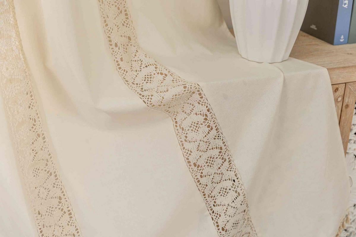 VORHANG OSAKA HxB 245x140 cm - Creme, Textil (140/245cm)
