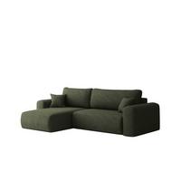 ECKSOFA Flora In Verita - Grün, Holzwerkstoff/Textil (145/270cm) - Fun Möbel