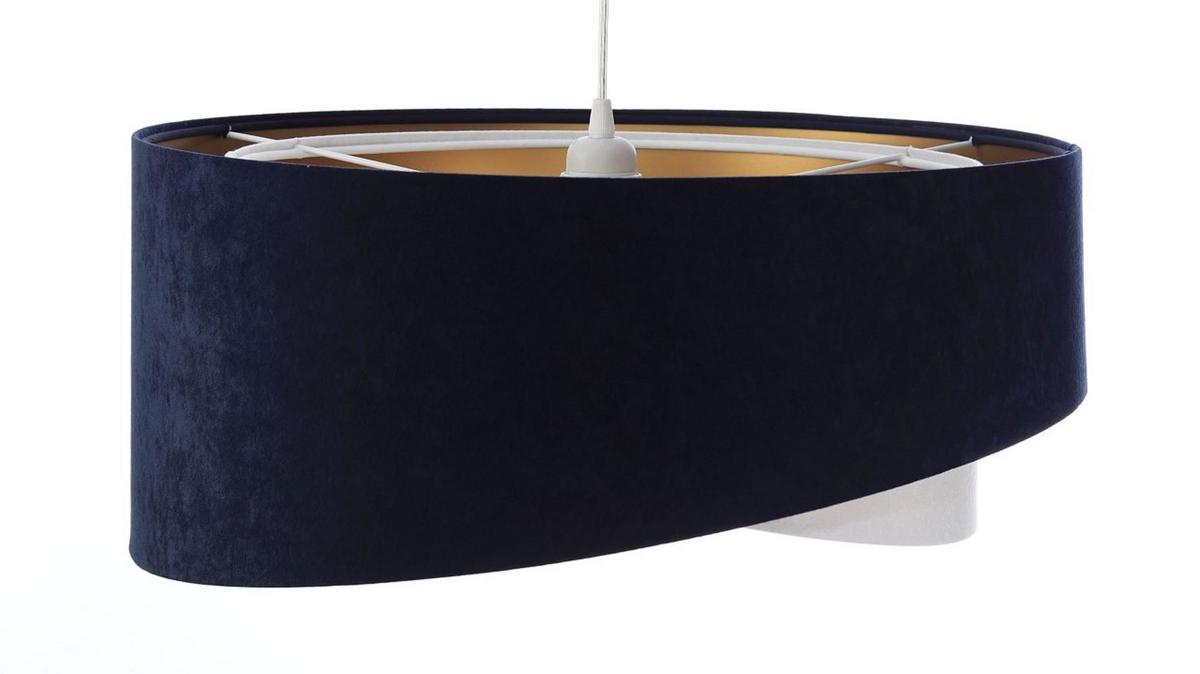 HÄNGELEUCHTE Blau 50/23 cm - Beige, Kunststoff (50/1/23cm) - ONZENO