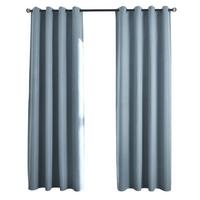 VORHANG 2ER SET »München Dark« HxB 225x145 cm Blau - Blau, Textil (145/225cm) - Gardinenbox