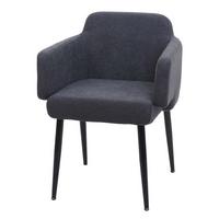 ESSZIMMERSTUHL Anthrazit - Anthrazit, Textil (57/77/56cm) - MCW