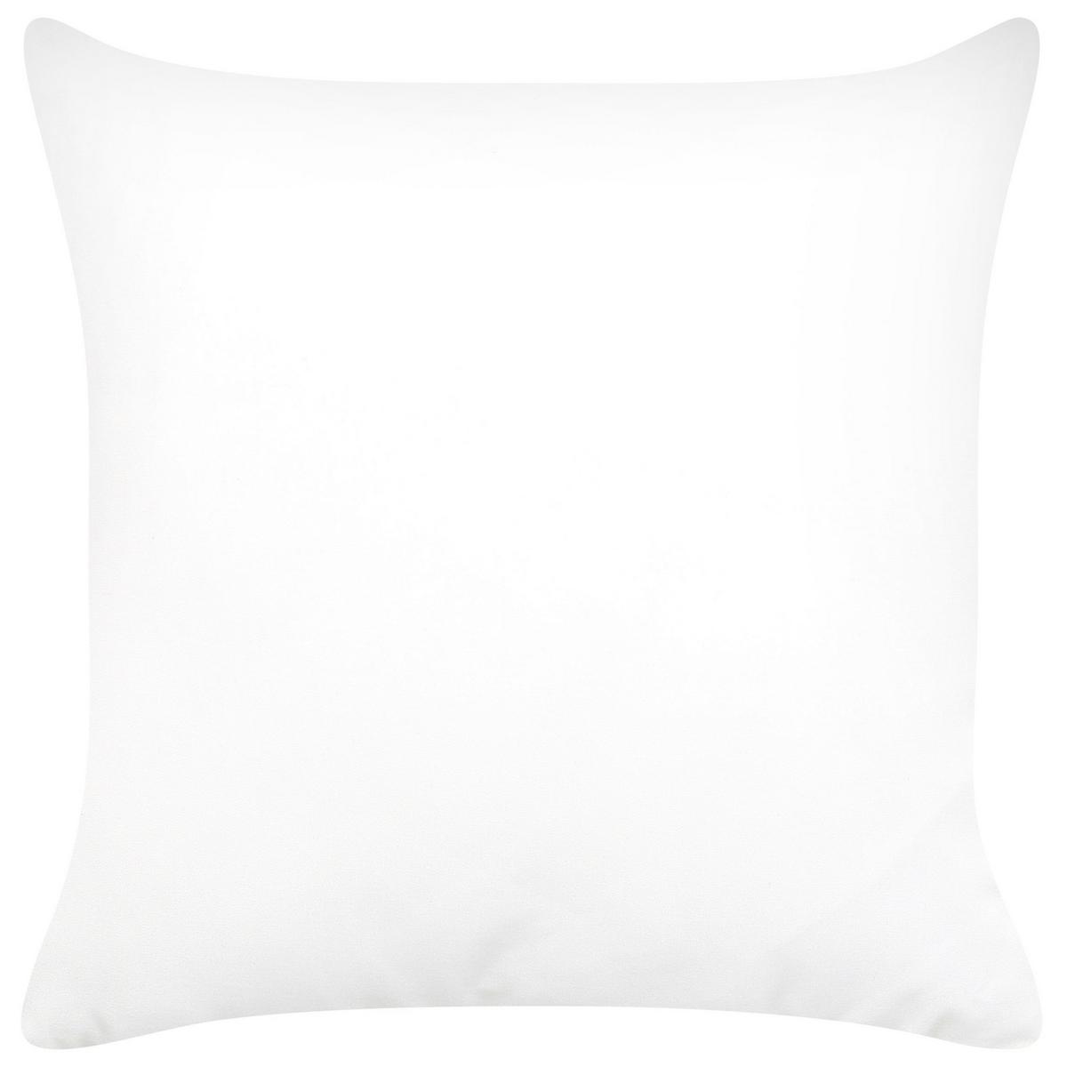 DEKOKISSEN 2er-Set Schwarz 45/45 cm Orchid - Schwarz, Textil (45/45cm) - Beliani