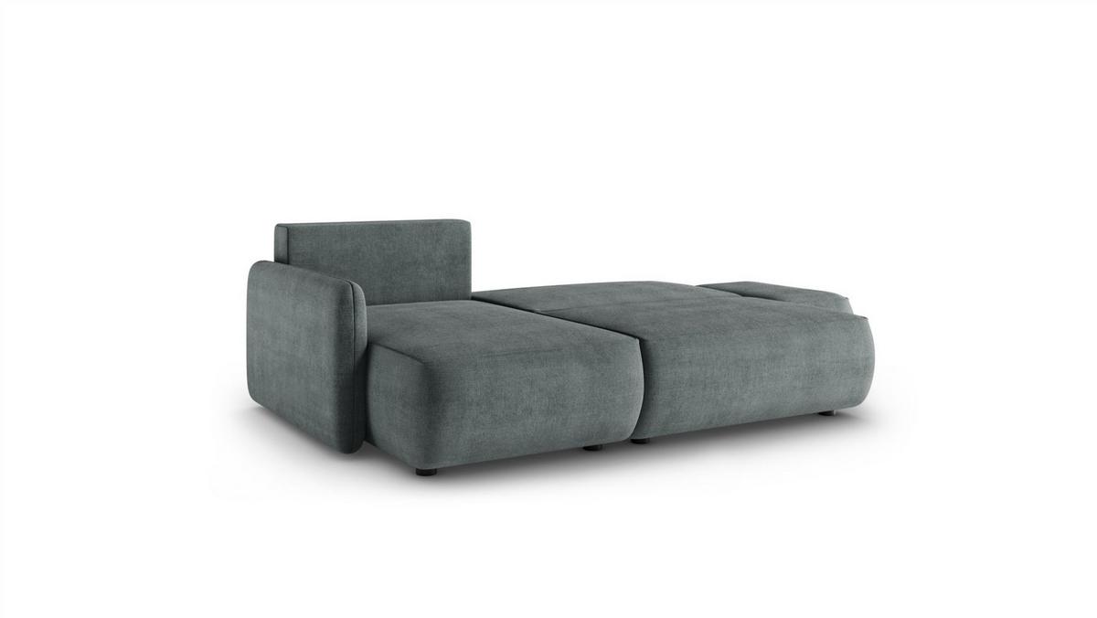 ECKSOFA Luka Mit Schlaffunktion - Dunkelgrau, Holzwerkstoff/Textil (229/148cm) - Fun Möbel