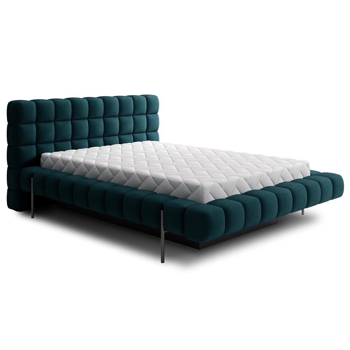 BOXBETT 180/200 Ezio Blau - Blau, Holz (180/200cm) - Petits-meubles