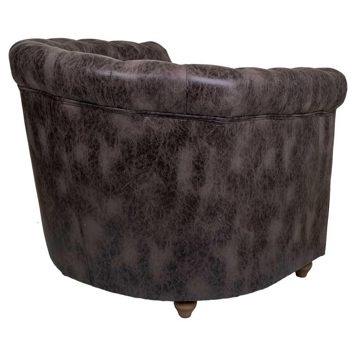 SESSEL gepolstert 80x80x48/72 cm - Braun, Textil (80/72/80cm) - Wanderlust