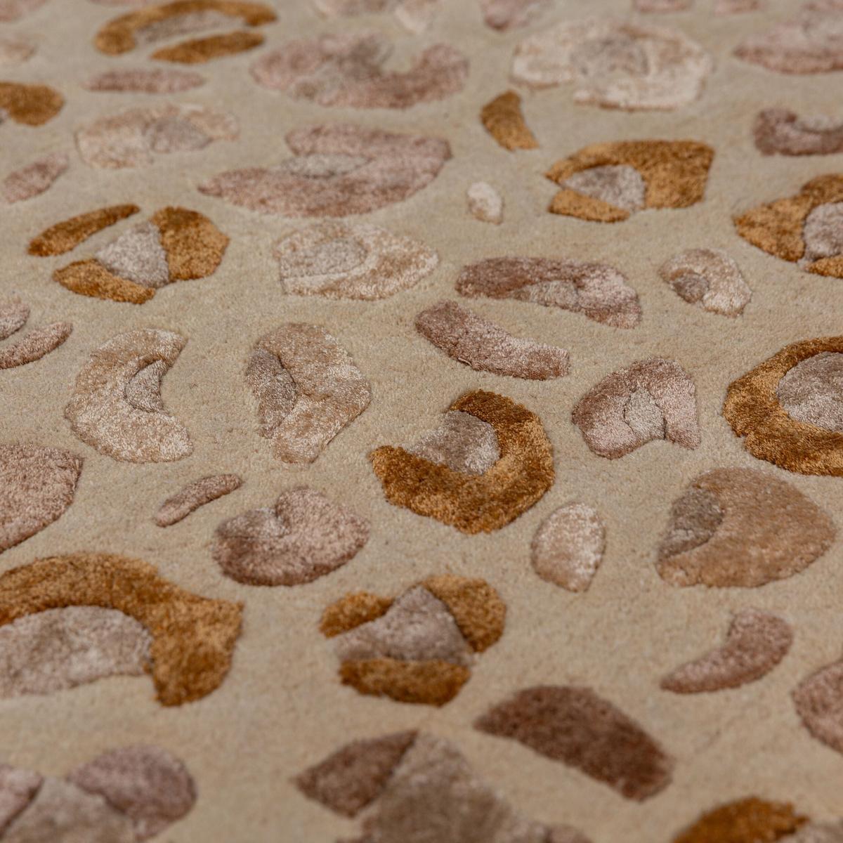 KURZFLORTEPPICH SABLE, mit Tier-Motiv, Natur, 200 x 300 cm - Beige, Textil (300/200cm) - KADIMA DESIGN