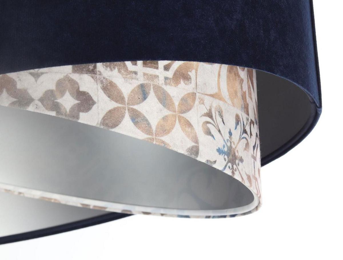 HÄNGELEUCHTE Blau 50/23 cm - Beige, Kunststoff (50/1.3/23cm) - ONZENO