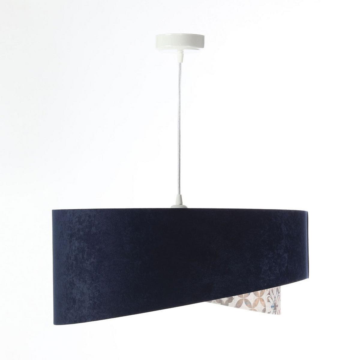 HÄNGELEUCHTE Blau 50/23 cm - Beige, Kunststoff (50/1.3/23cm) - ONZENO