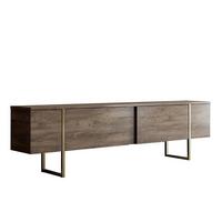 TV-MÖBEL mit 2 Klapptüren Luxe 180/30/50 cm - Goldfarben, Holzwerkstoff (180/50/30cm) - Calicosy