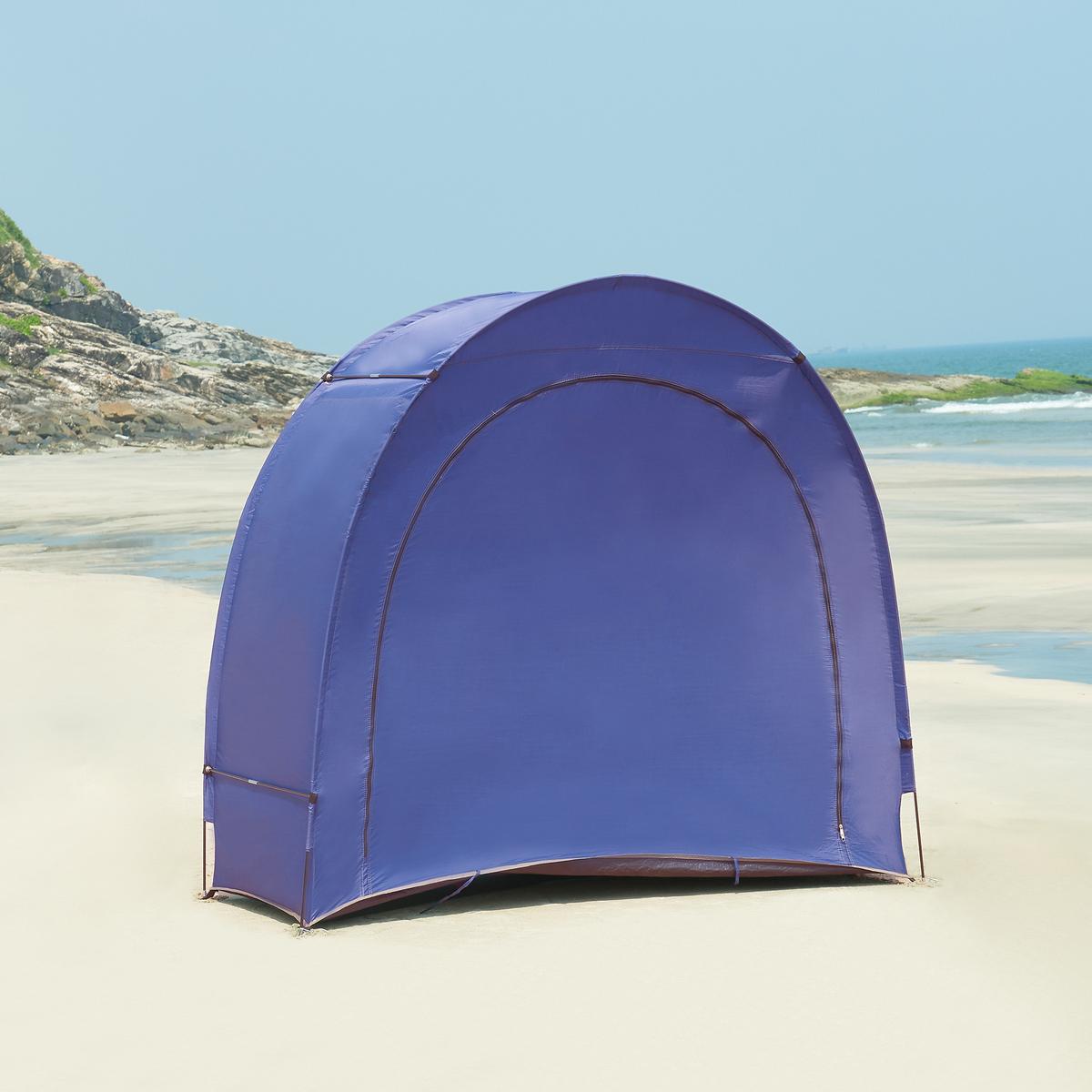 FAHRRADZELT Bergendal - Blau, Textil (198/160/84cm) - pro.tec