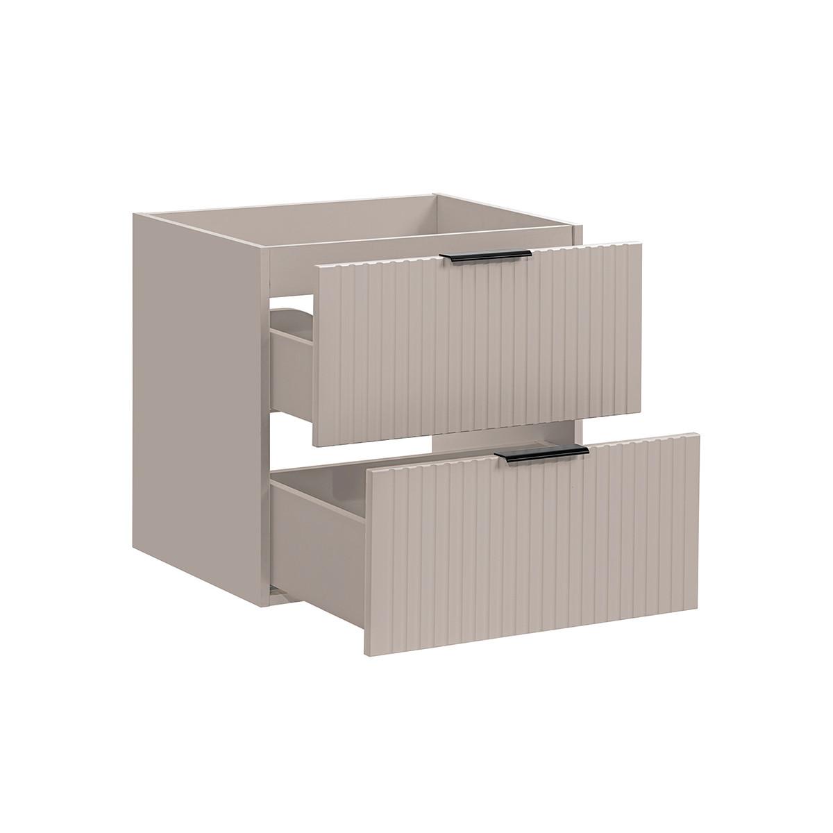 WASCHTISCHUNTERSCHRANK 60.2cm Adriel Beige - Beige, Holzwerkstoff (60.2/57/46cm) - Petits-meubles