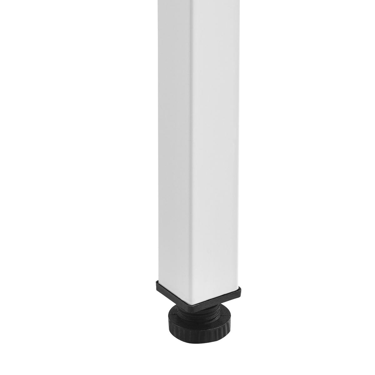 KLAPPTISCH - Buchefarben/Weiß, Holzwerkstoff/Metall (60/120/76.4cm) - [neu.haus]